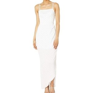 Bcbgeneration white polka dot dress